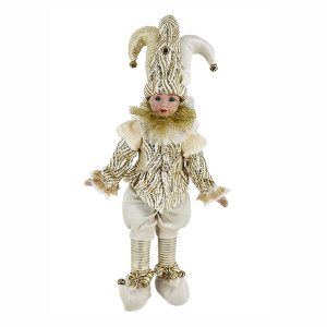 Standing Jester Gold 43cm