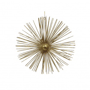 Hanging Starburst Gold 19cm