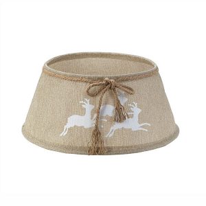 Tan Reindeer Tree Skirt
