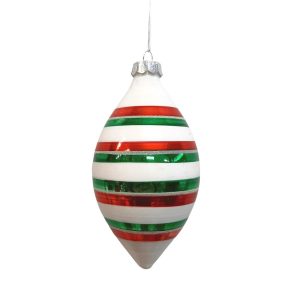 White Green Red Long Drop