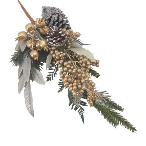 Gold Floral Spray