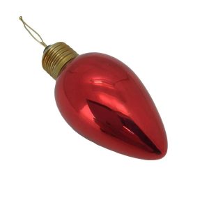 Red Light Bulb Hanging