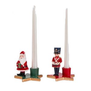 Santa Soldier Candle Holder