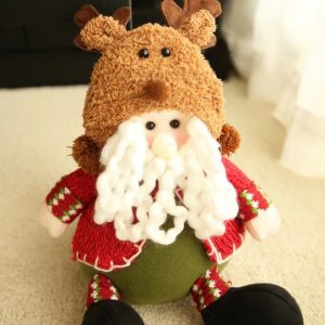 Sitting Plush Santa