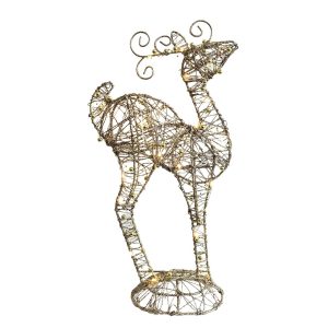 Reindeer Gold Wire LED 42cm