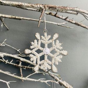 Lucia Beaded Snowflake A