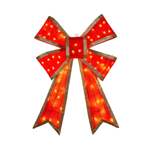 Red Christmas Bow Display