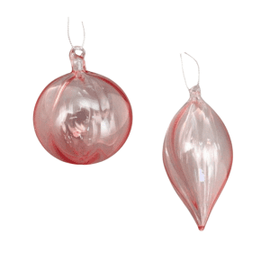 Pink Sheer Glass - Set/2