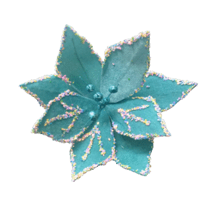 Poinsettia Starry Light Blue